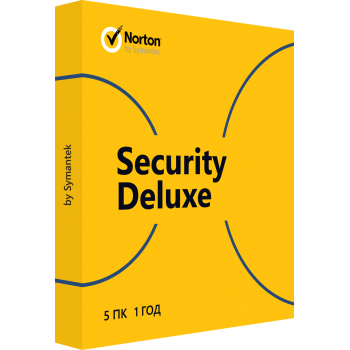 Лицензия Norton Security Deluxe  1 год / 5 ПК
